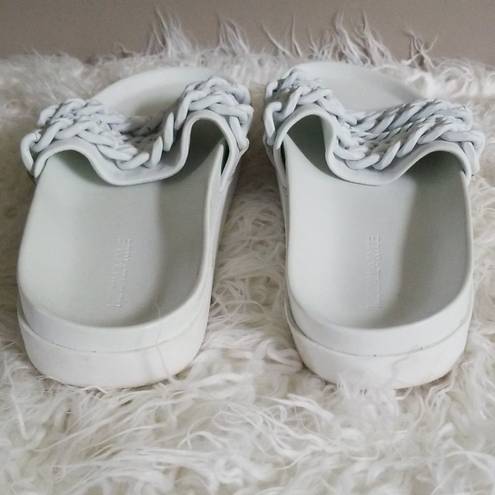 Kendall + Kylie  Shiloh White Platform Sandal Slide