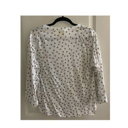 Maeve  Anthropologie Blouse Polkadots