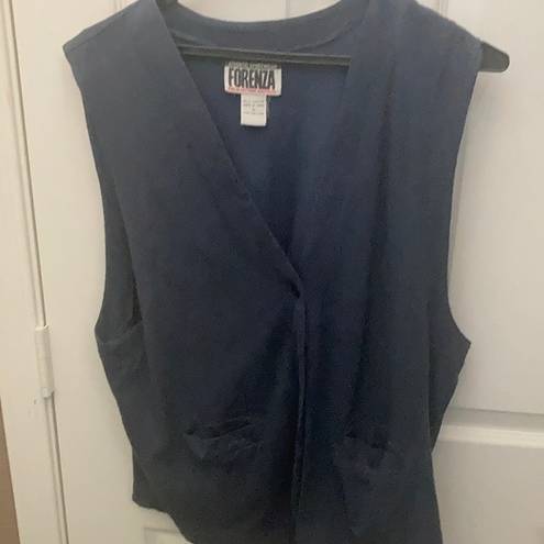 Forenza  navy cotton vest small