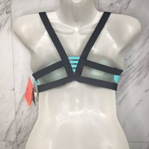 Rip Curl  Color Block Strappy Triangle Bikini Top