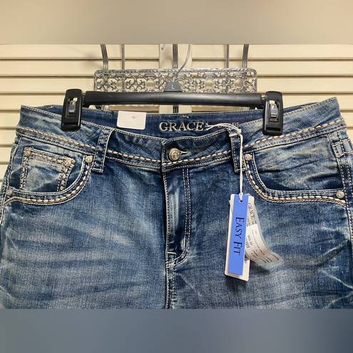 GRACE IN LA Grace Western Flare Jeans