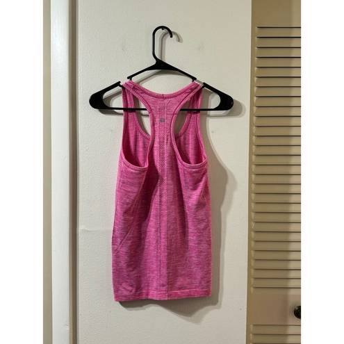 Lululemon  Swiftly Tech Racerback Heathered Pink Size 4