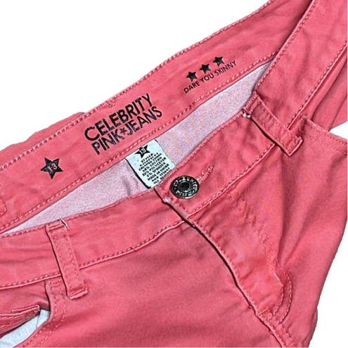 Celebrity Pink  Dare You Skinny Pink Jeans Size 13