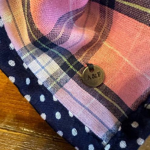 Abercrombie & Fitch New Abercrombie pink plaid scarf. Smoke free home    