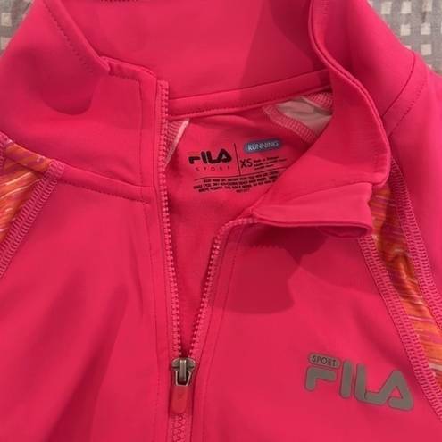 FILA NWOT  Sport Running ColorBlock 1/4 zip Size XS‎