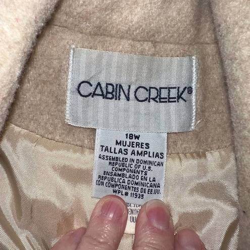 Cabin creek Pretty Vintage Y2K  Wool Coat!