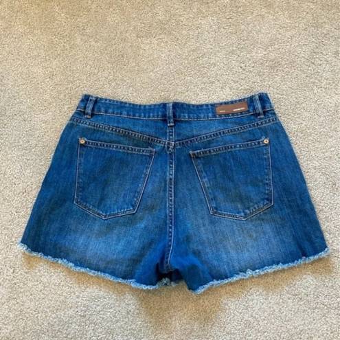 Mango Mng by  super high waisted jean shorts