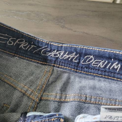 Esprit  denim jeans cropped capri cuffed size 26