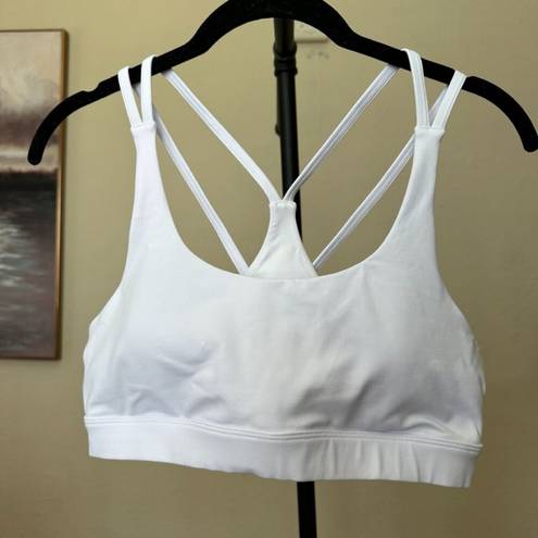 Alo Yoga  Airbrush Suspension Sports Bra White Size M