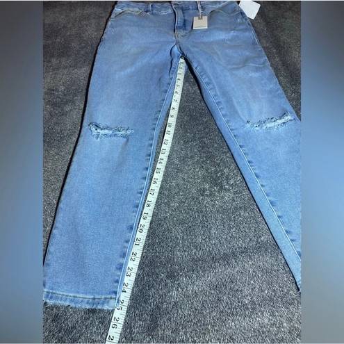 Good American NWT ‎ Good Waist Distressed Light Blue Jeans ( 10/30 )