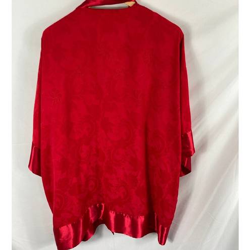 Victoria's Secret  Gold Label Vintage 90s Red Wrap Robe Size OS