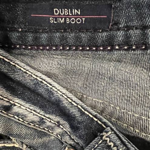 Vigoss Slim Boot Mid Rise Dublin Jeans Womens 1/2