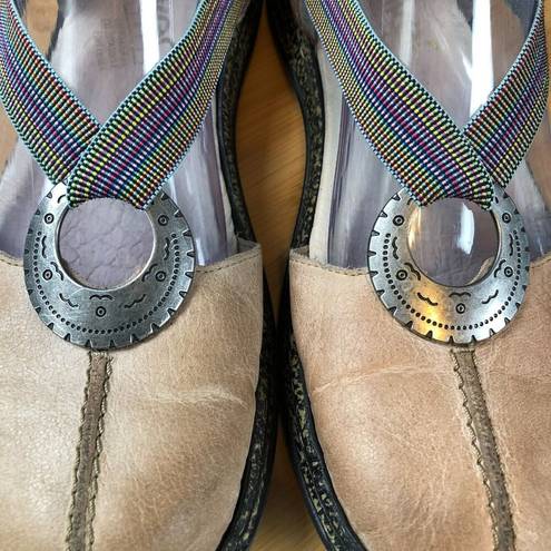 Daisy Rieker AntiStress Mary Jane Slip On Shoe Women's 39 EU/ 8.5 US  Beige