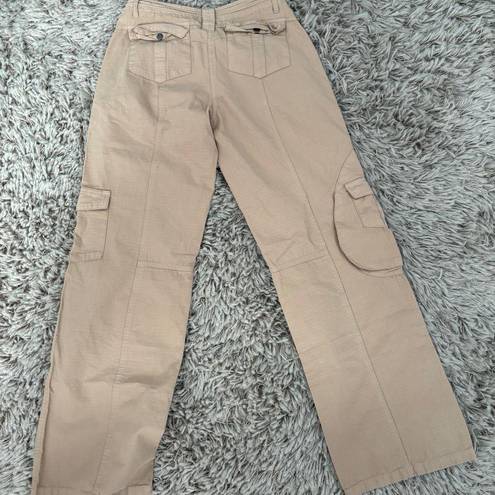 Brandy Melville tan cargo pants