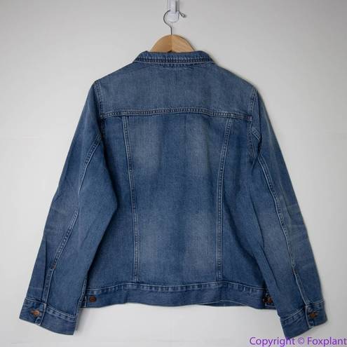 Madewell NEW  The Jean Jacket in Pinter Wash, 3X