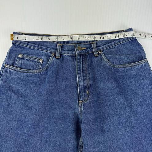 L.L.Bean Vintage  Jeans Double Relaxed Fit Womens 12 Petite Denim High Waist