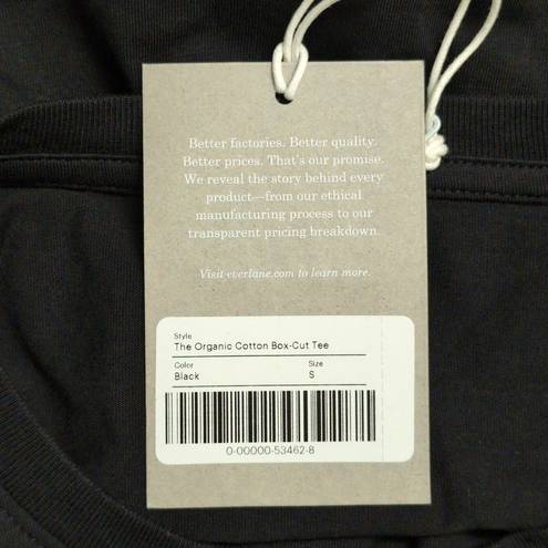 Everlane  The Organic Cotton Box Cut Tee Black S New