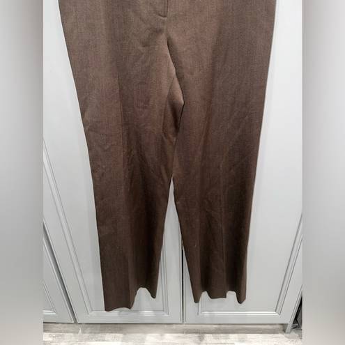 Brooks Brothers  Women’s Catherine fit brown wool dress pants size 12