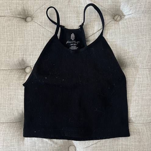 Free People black  tank top