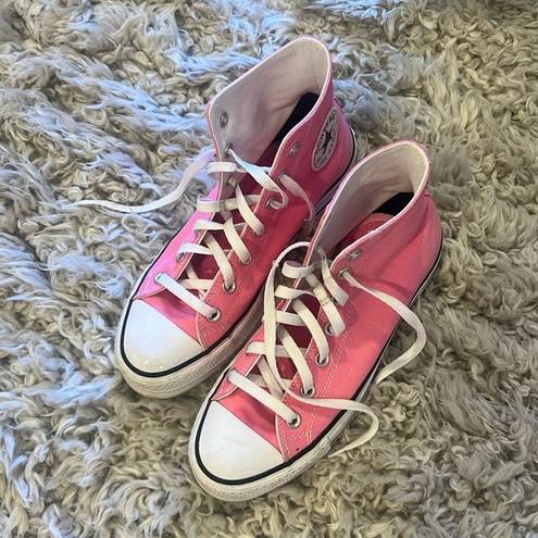 Converse Pink platform chuck taylor 