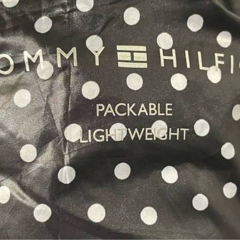 Tommy Hilfiger  Black & White Polka Dot Packable Puffer Vest XS