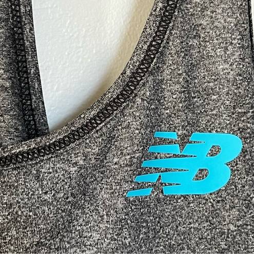 New Balance  Athletic Running Yoga Racerback Tank Top Grey Medium