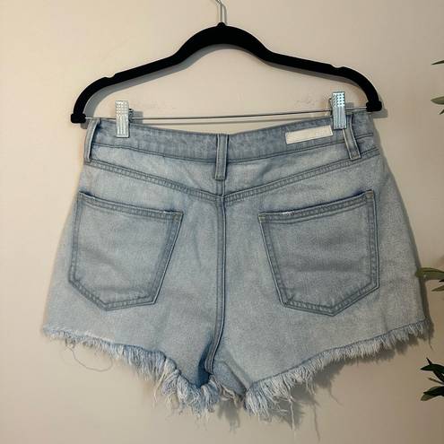 Cello  Jean Cut out distressed light wash Shorts Size L