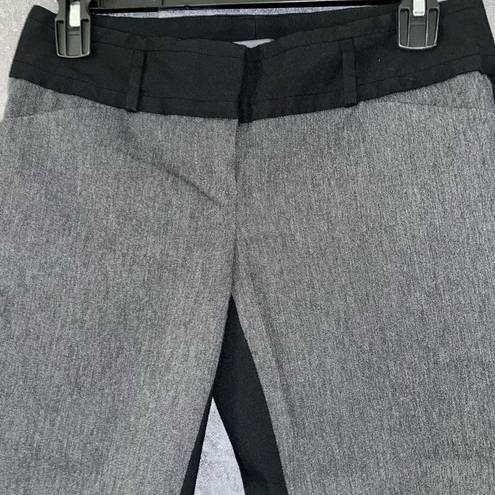 The Limited  exact stretch two-tone black & gray ankle pants 2P