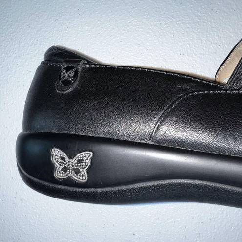 Alegria Hardly Worn  Keli Black Nappa Professional Clog!