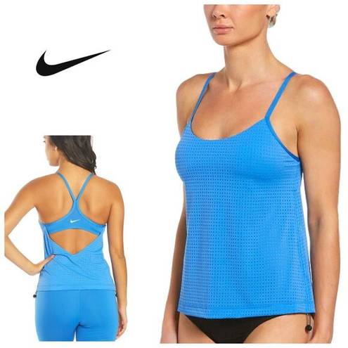 Nike New.  pacific blue swim/athletic top. Large.