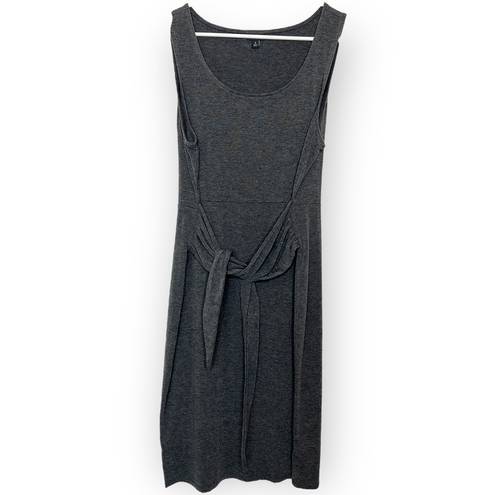 Torrid CHARCOAL GREY JERSEY TIE FRONT SHIFT DRESS