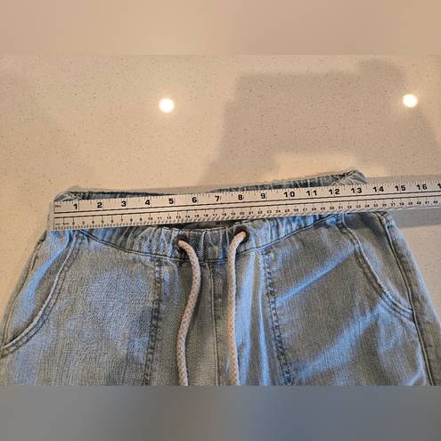 One Teaspoon  Shabbies Drawstring Boyfriend Denim Joggers Size XSmall