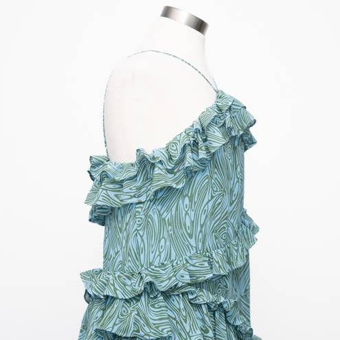 Cinq à Sept . Rayner Printed Ruffled Midi Dress