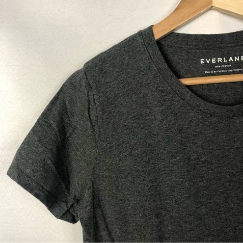 Everlane  Charcoal Gray Organic Cotton Pocket Front Boxy T-Shirt M