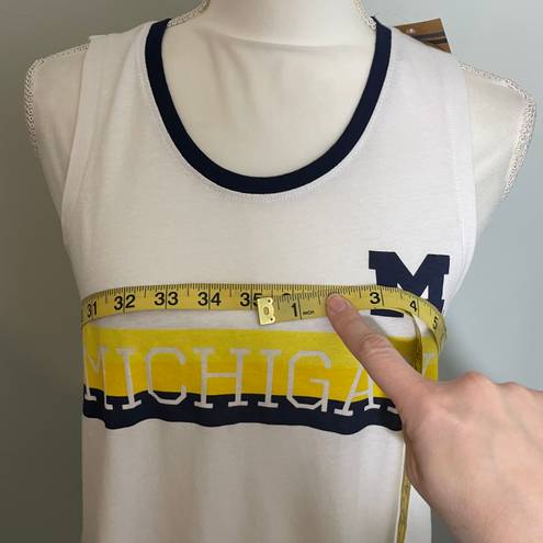 Rivalry Threads NWT Michigan Wolverines Sleeveless Muscle Tee Tank Top New Gameday Ringer