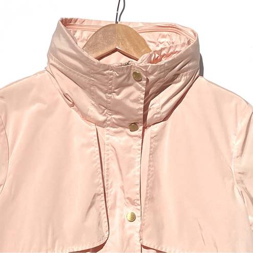 Cole Haan  Women's Short Packable Rain Jacket Pink Size XL