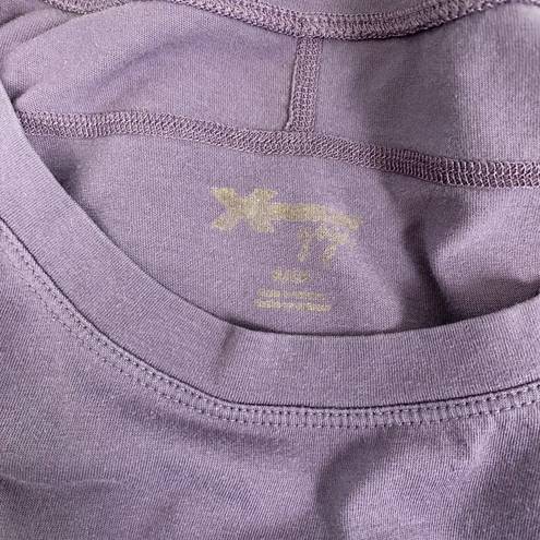 Xersion Longsleeve scoopneck athletic top purple sz small women