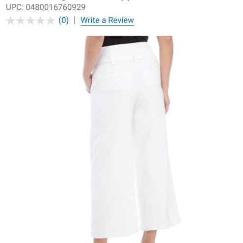 The Limited - New  white cropped pant s12