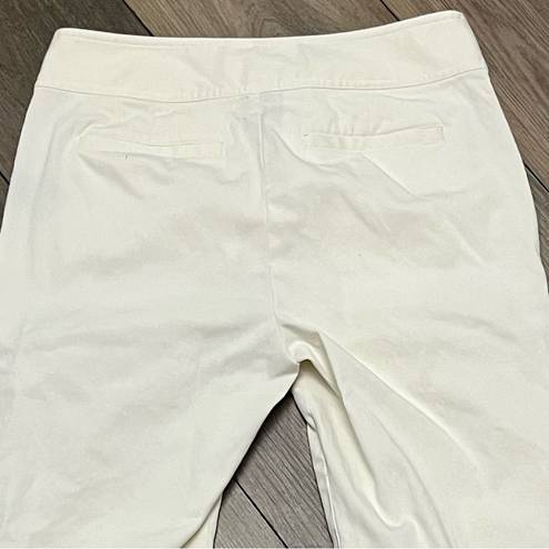 Ralph Lauren lauren  Ivory Low Rise Straight Leg Cropped Womens Chino Golf Pant 4