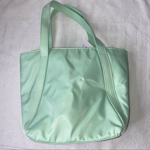 BP NWT . Mint Green Nylon Mini Tote Bag and Scarf ~