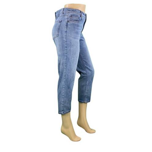 J.Jill  Light Wash High Waist Cropped Smooth Fit Denim Jeans