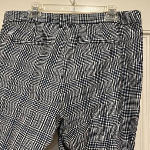 D. Jeans Women’s Plaid Wide Leg Pants Size Definitions By  Cropped Black White 16