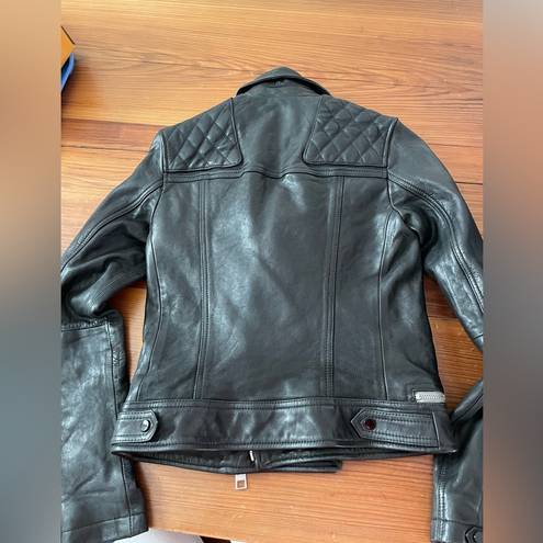 All saints leather jacket