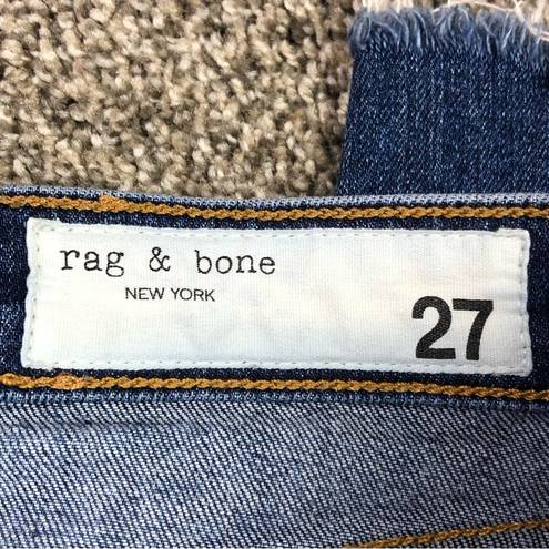 Rag and Bone  Women’s Dre Low Rise Slim Boyfriend Cropped Jean Size 27