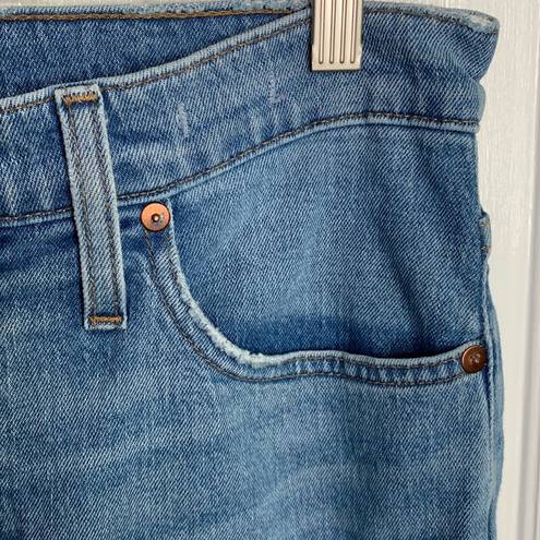 Madewell  Classic Straight Denim High Rise Jean in Blue Wash Size 29