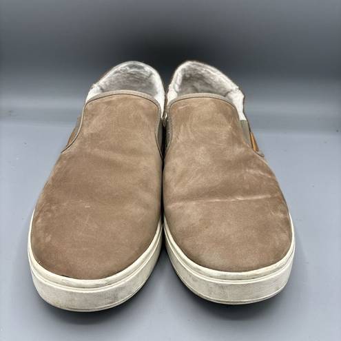 Olukai  Pehuea Heu Slip On Sneakers Genuine Shearling Leather Womens 11