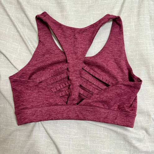 Peloton Maroon Sports Bra S