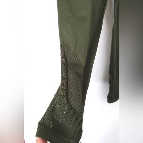 DKNY NWOT:  Women's High Waist Seamless Leggings in Dark Green; XS