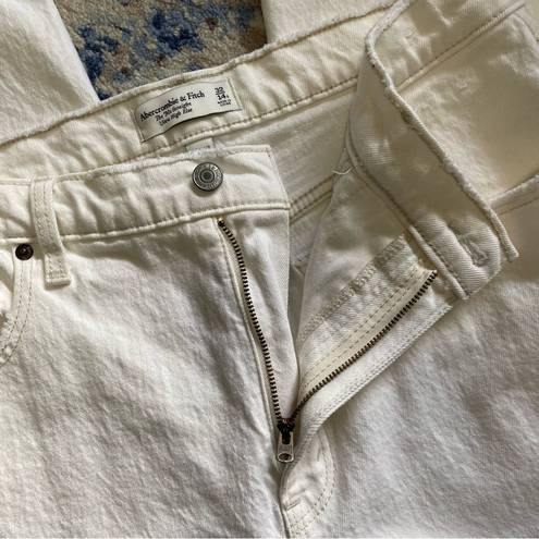 Abercrombie & Fitch Jeans Curve Love 90s Straight ultra hi rise off white 14 32