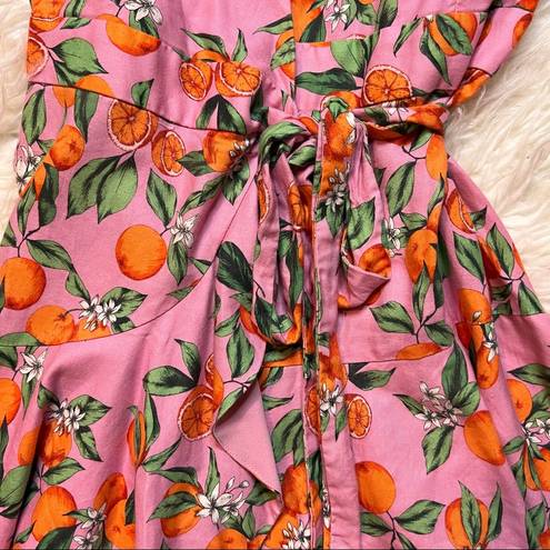 Finders Keepers  Aranciata Mini Dress Clementines